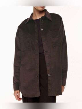 Aritzia Babaton Oversized 2XS Corduroy Shirt